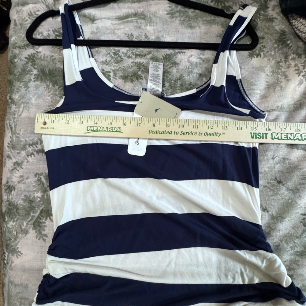NWT Tommy Bahama Blue and White Sleeveless Maxi Dress - Picture 7 of 10